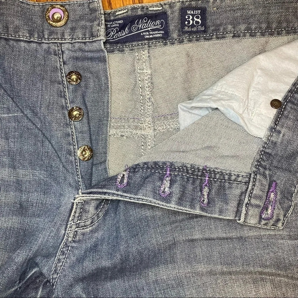 NWT Parish Nation Light Washed Denim Jean 38x35 - Picture 13 of 14